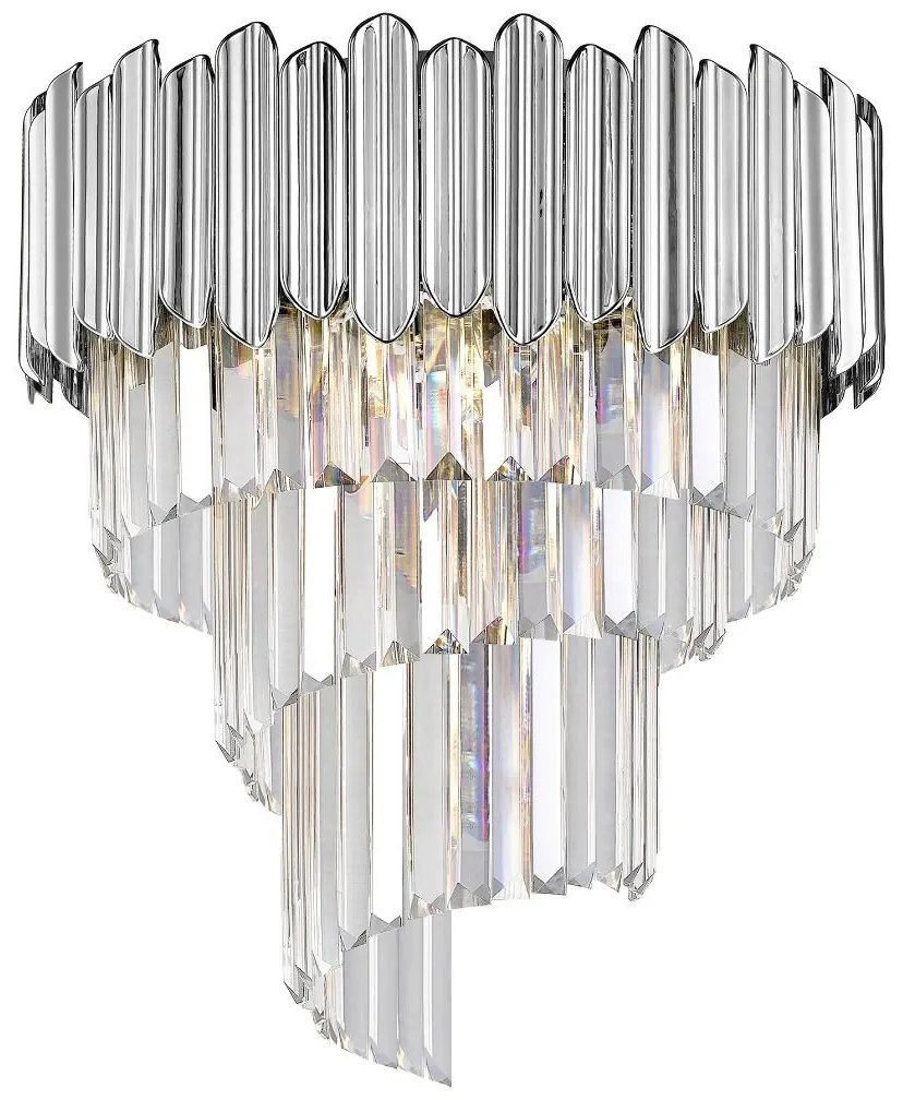 Lustra aplicata moderna design deosebit GLADIUS crom
