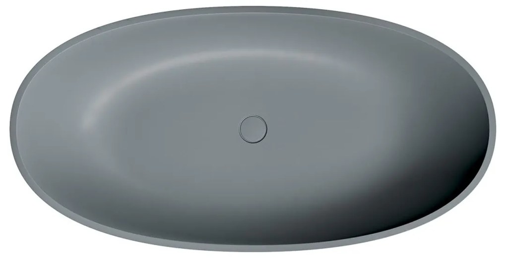 Omnires Shell M+ cada freestanding 148x75 cm ovala SHELL148WWAG