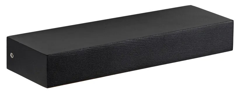 Lampă de perete modernă neagră 22 cm inclusiv LED IP65 - Hannah
