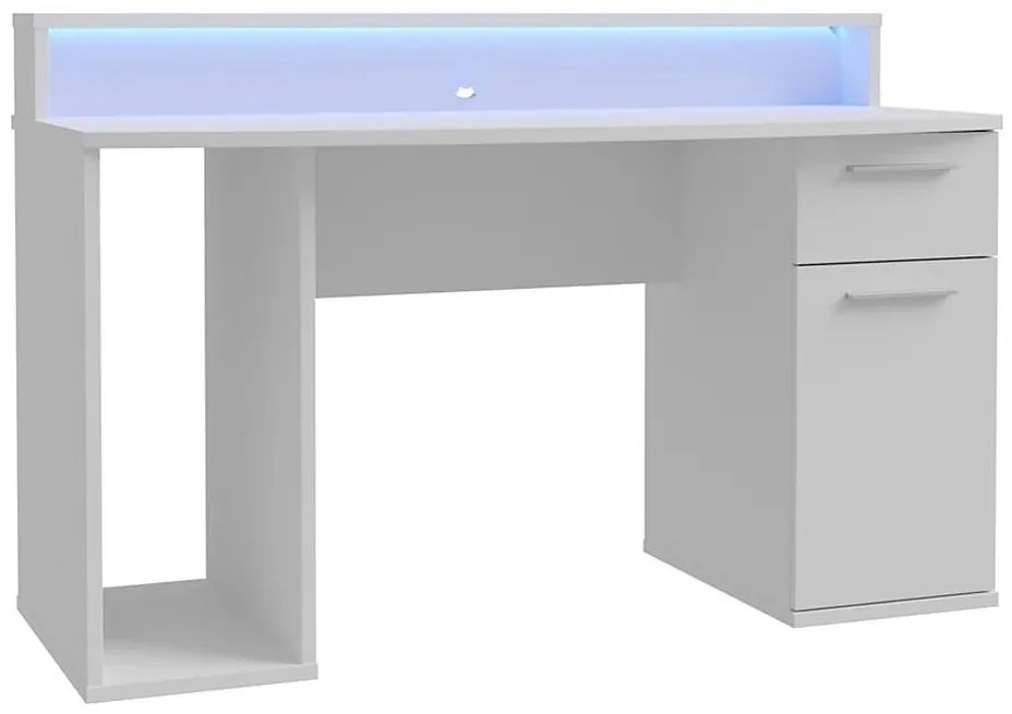 Birou IVAR cu iluminare, alb