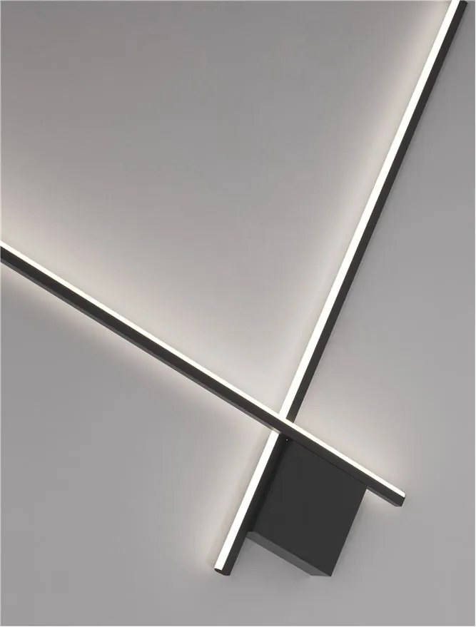 Aplica de perete cu lumina ambientala LED Cross 80cm