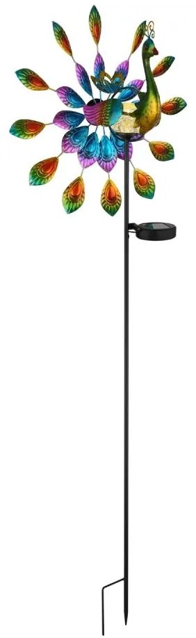 Globo 36017 - Decorațiune solară LED 0,06W/3V IP44 model păun