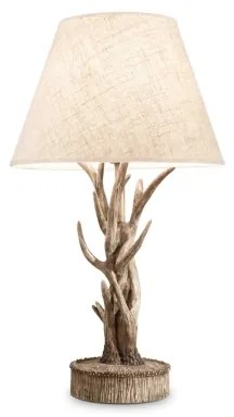 Lampă de masă CHALET 1xE27/60W/230V coarne de cerb Ideal Lux