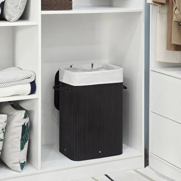 Coș pentru rufe GUS, negru