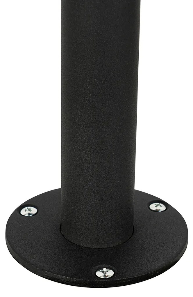 Llanternă modernă neagră cu sticlă transparentă 100 cm IP44 - Sfera