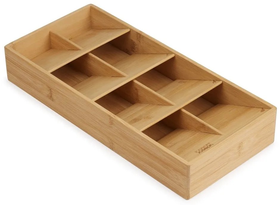 Organizator de tacâmuri în culoare naturală din bambus 17,5 x 38 cm DrawerStore – Joseph Joseph