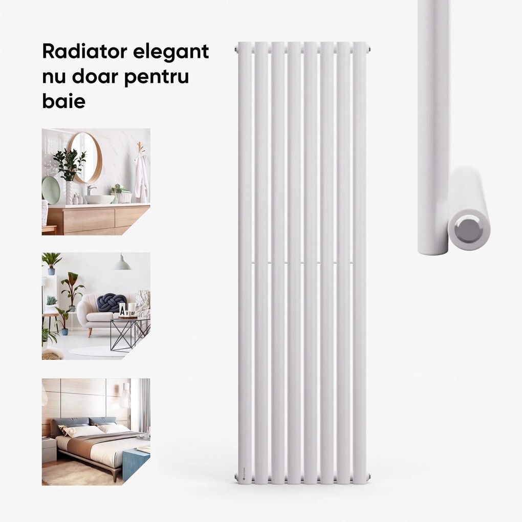 Blumfeldt Tallheo, 47 x 160, radiator, radiator tubular, 728 W, apă caldă, 1/2