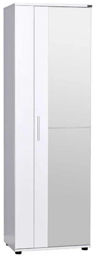 Pantofar Adore Porto, 2 usi reversibile cu oglinda, 10 rafturi, capacitate 28 perechi , 60 x 187 x 36 cm