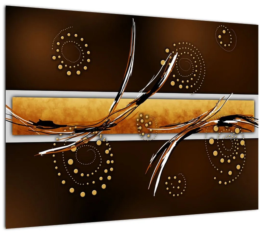 Tablou abstracției - Fluturi (70x50 cm)