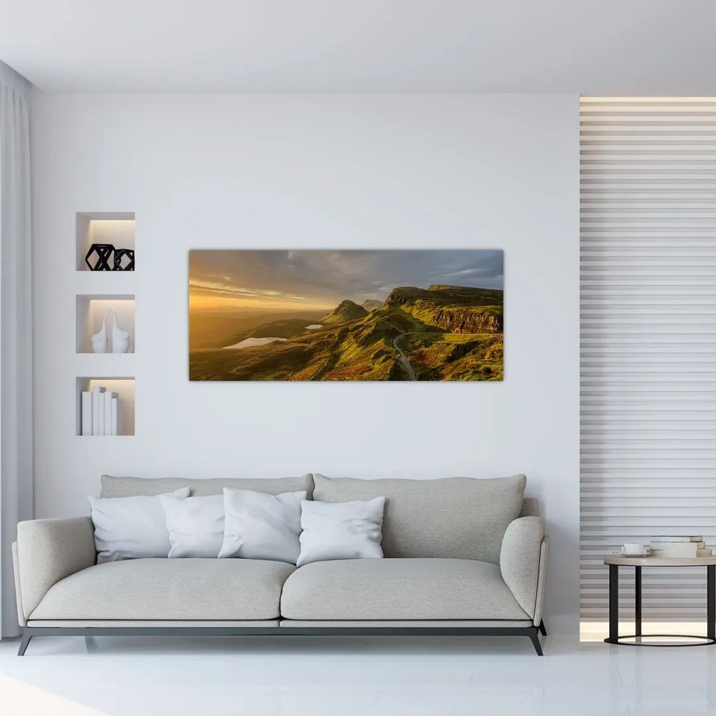 Tablou cu munți (120x50 cm), în 40 de alte dimensiuni noi