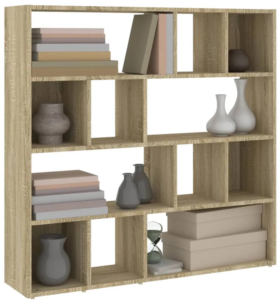 Biblioteca Separator camera, stejar sonoma, 105x24x102 cm Stejar sonoma, 1