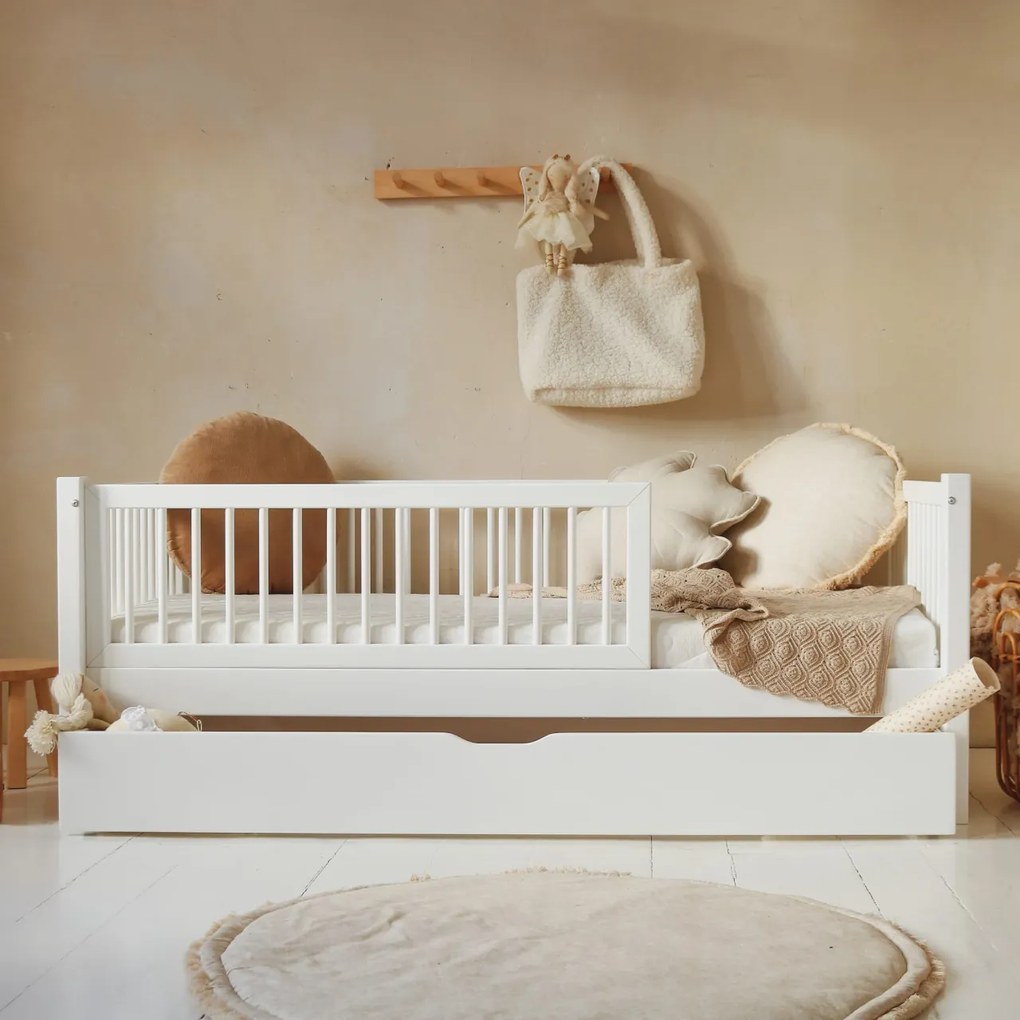 Pat montessori Dublu White Foxy 190x90