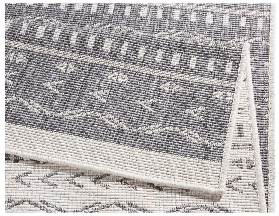 Covor adecvat pentru exterior NORTHRUGS Twin Supreme Mismo, 250 x 80 cm, gri-crem
