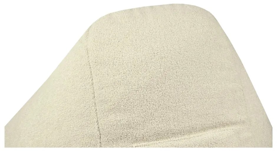 Fotoliu bean bag gri deschis cu tapițerie din țesătură bouclé Snug 100 – SLOWDOWN