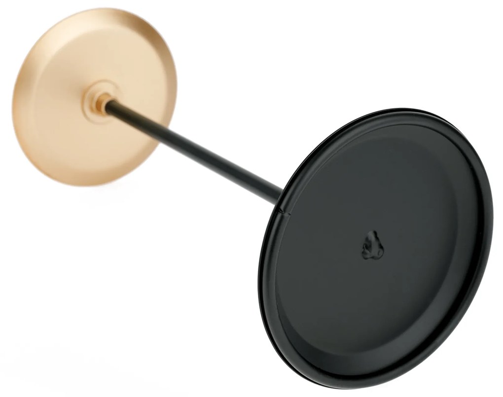 Sfeşnice, set de 3, negru / auriu, metal, CINDRO