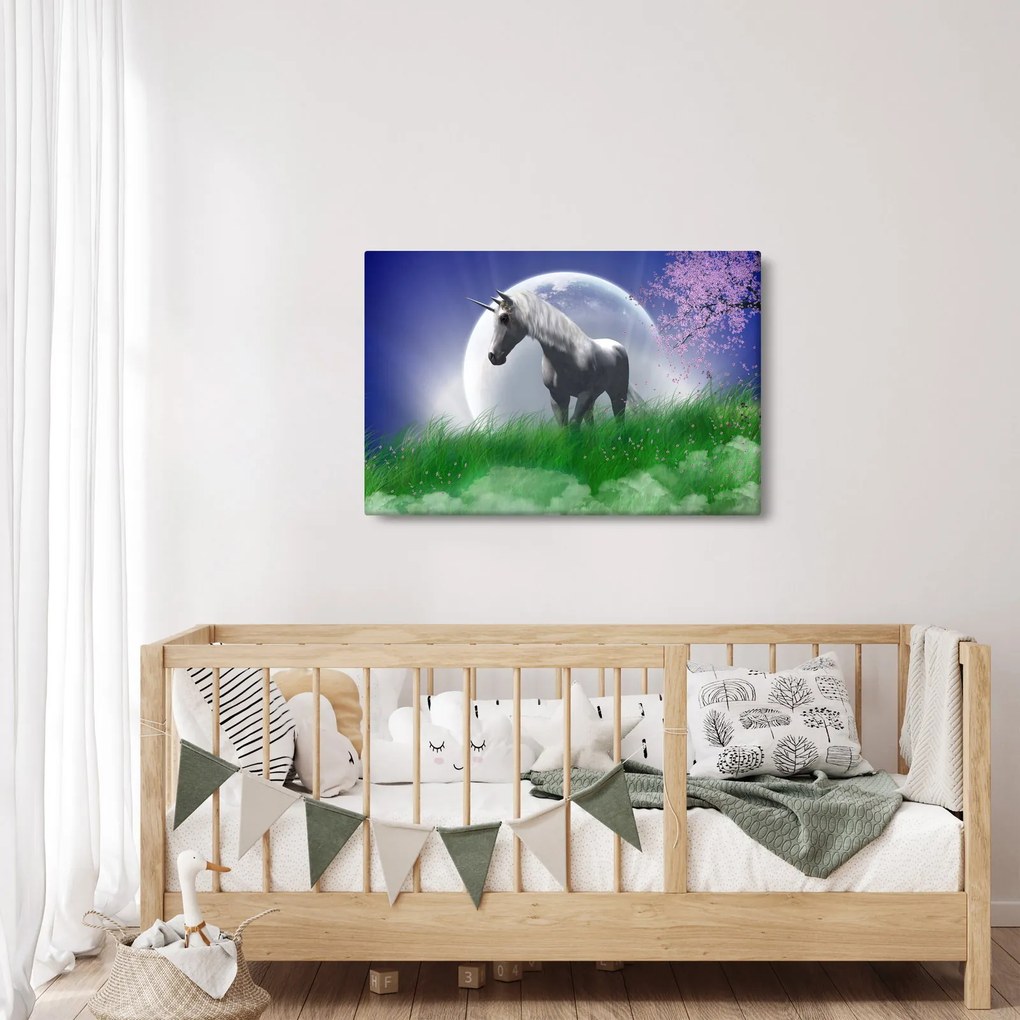 Tablou cu unicorn (90x60 cm)