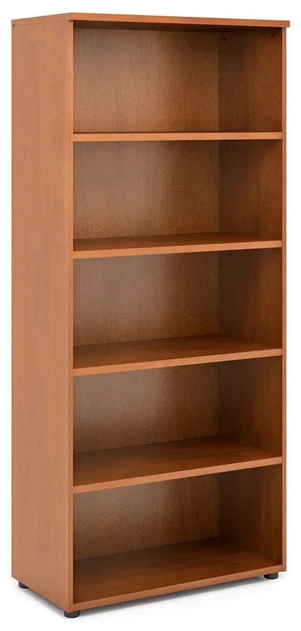 Dulap înalt Praktik 80 x 40 x 182,1 cm, nuc închis