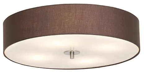 Plafonieră rustică maro 50 cm - Drum