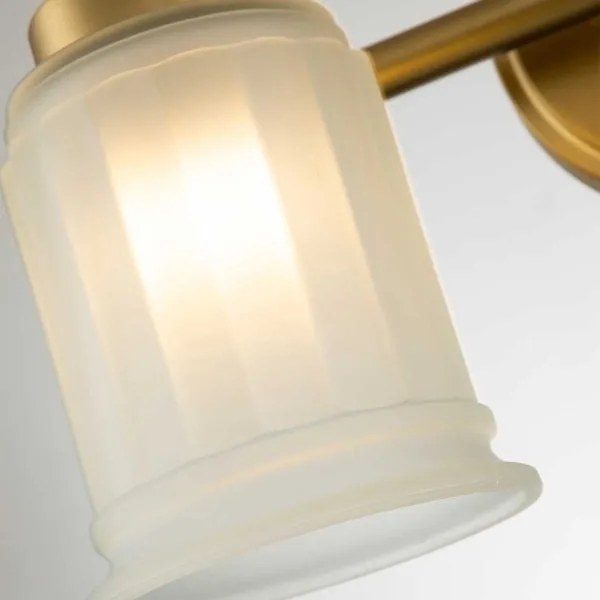 Quoizel QZ-SWELL2-BB-BATH-LED Aplică de baie SWELL 2xG9/3W/230V IP44, auriu