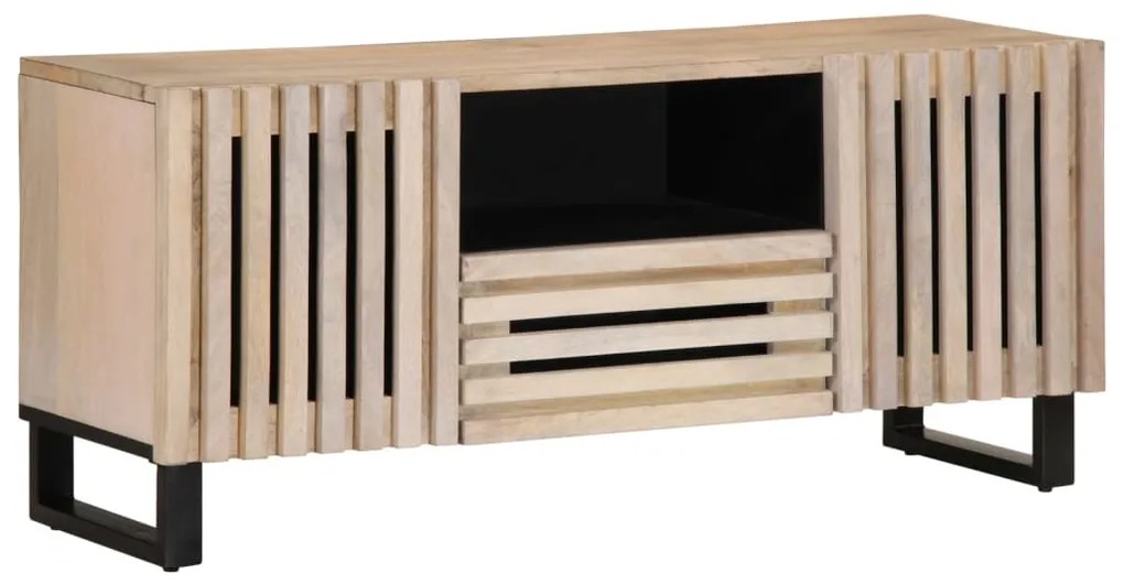 vidaXL Dulap TV, 100x34x46 cm, lemn masiv de mango
