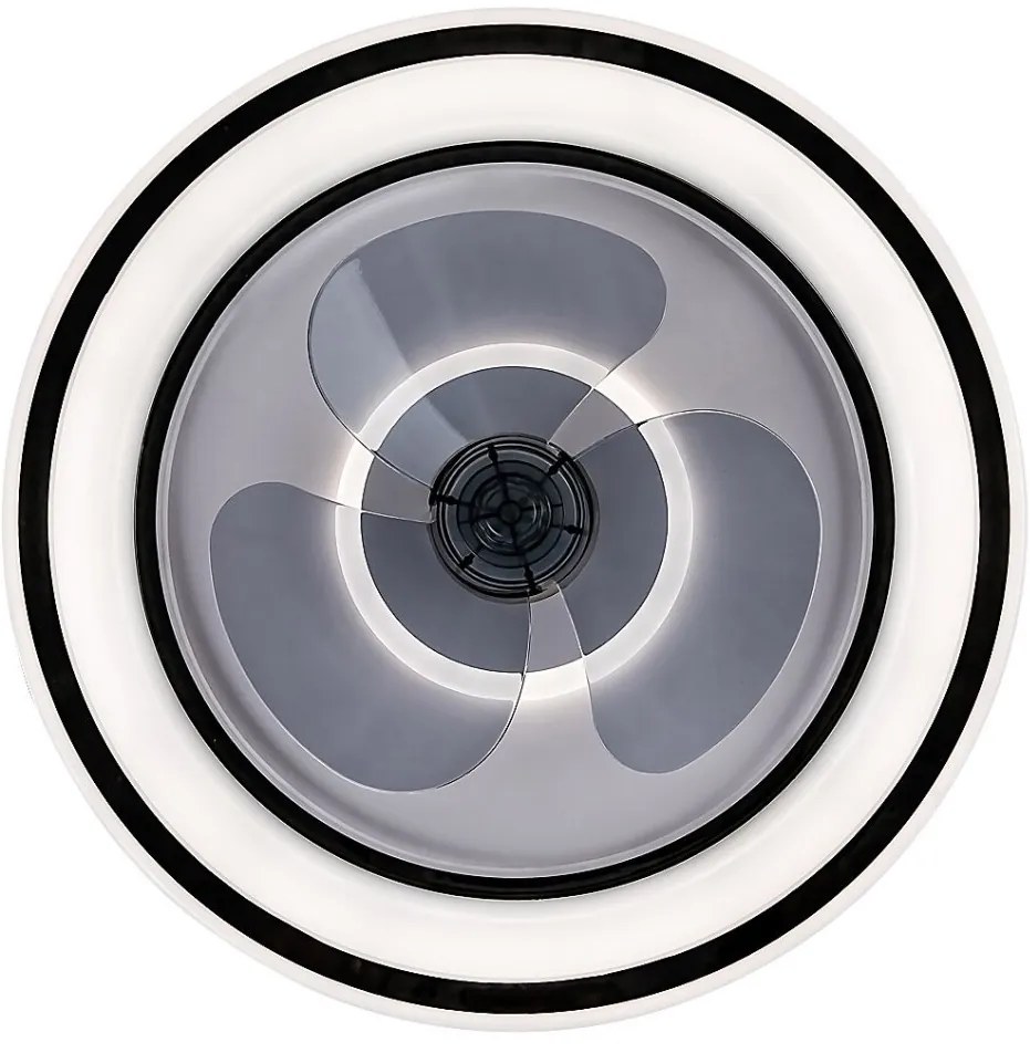 Lustra LED cu ventilator si telecomanda, Horacio D 47cm
