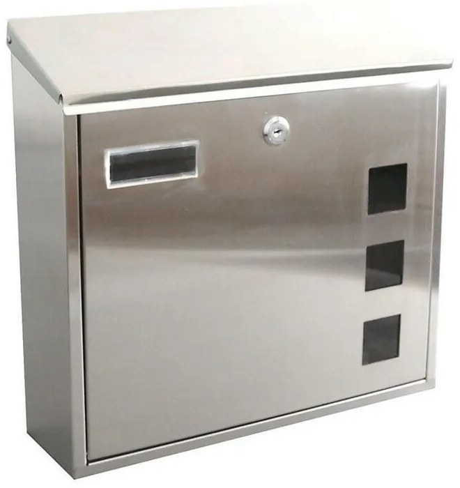 Cutie poștală 350 x 330 x 110 mm, inox