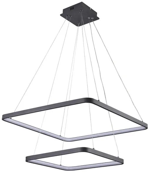 Lustră LED dimabilă pe cablu LED/90W/230V 3000-6500K + telecomandă