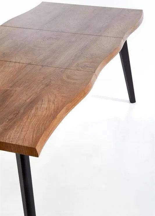 Masa de sufragerie extensibila in decor de stejar, BRYNE 120(180)x80
