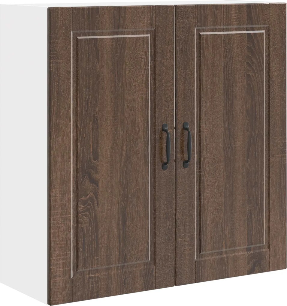 vidaXL Dulap de bucătărie Stejar închis 80 x 31 x 80 cm Lemn compozit