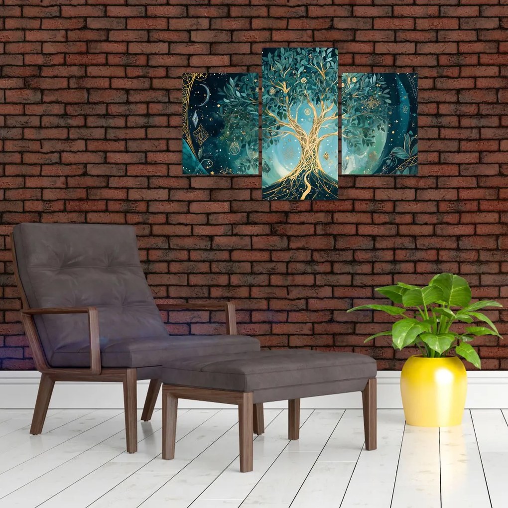 Tablou – Arborele vieții în univers (90x60 cm)