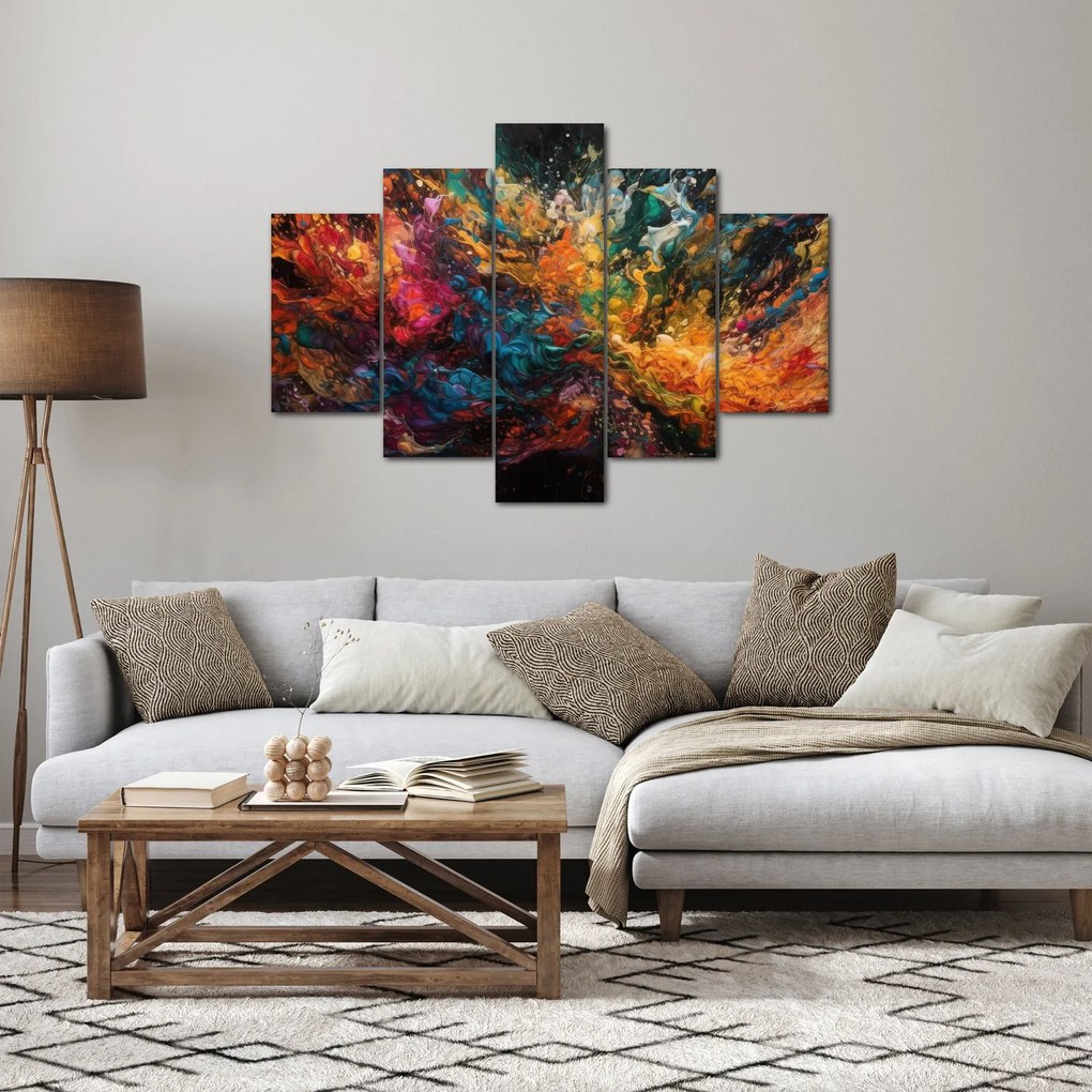 Tablou - Abstracția culorilor II. (150x105 cm)