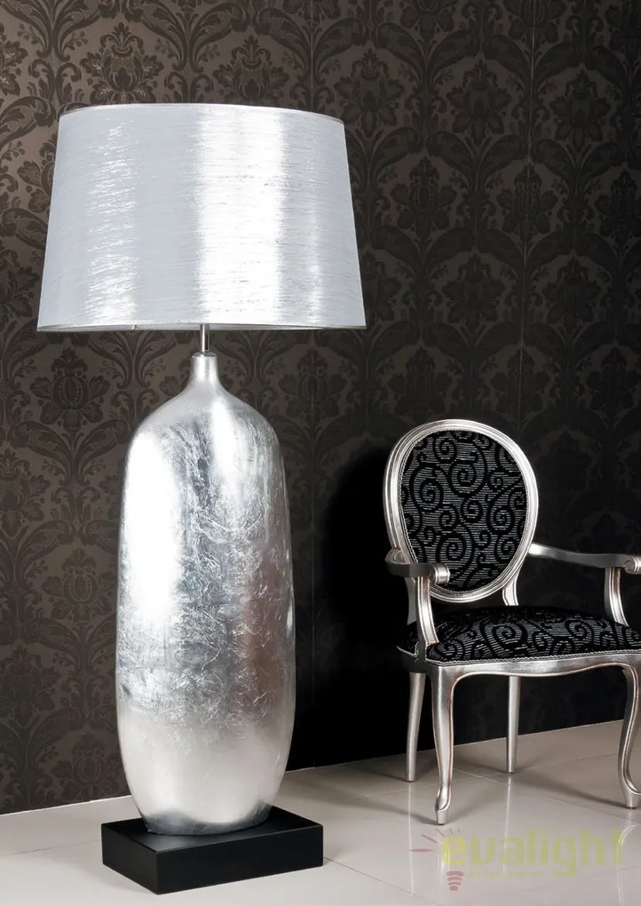 Lampadar lux / Lampa de podea design elegant CLASS argintiu 1298C SILVER MX