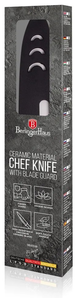 Cutit din ceramica bucatar sef 28 cm Berlinger Haus BH 3029NO