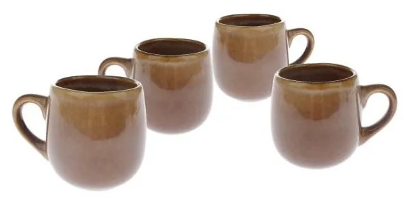 Căni maro 4 buc. pentru espresso din ceramică 100 ml – Dakls