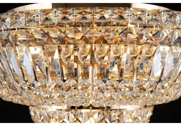 Plafonieră Maytoni DIA100-CL-12-G BASFOR 12xE14/60W/230V auriu