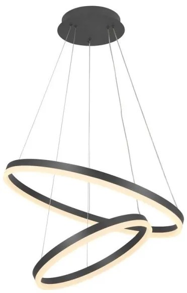 Lustră LED dimabilă pe cablu LED/70W/230V 3000-6500K + telecomandă