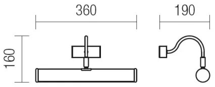 Redo 02-845 - Aplică tablou CAIRO 2xE14/28W/230V