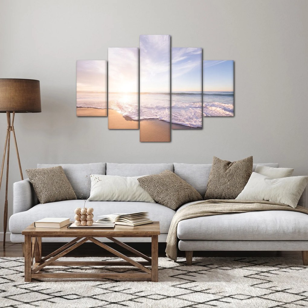 Tablou cu plaja cu nisip (150x105 cm)