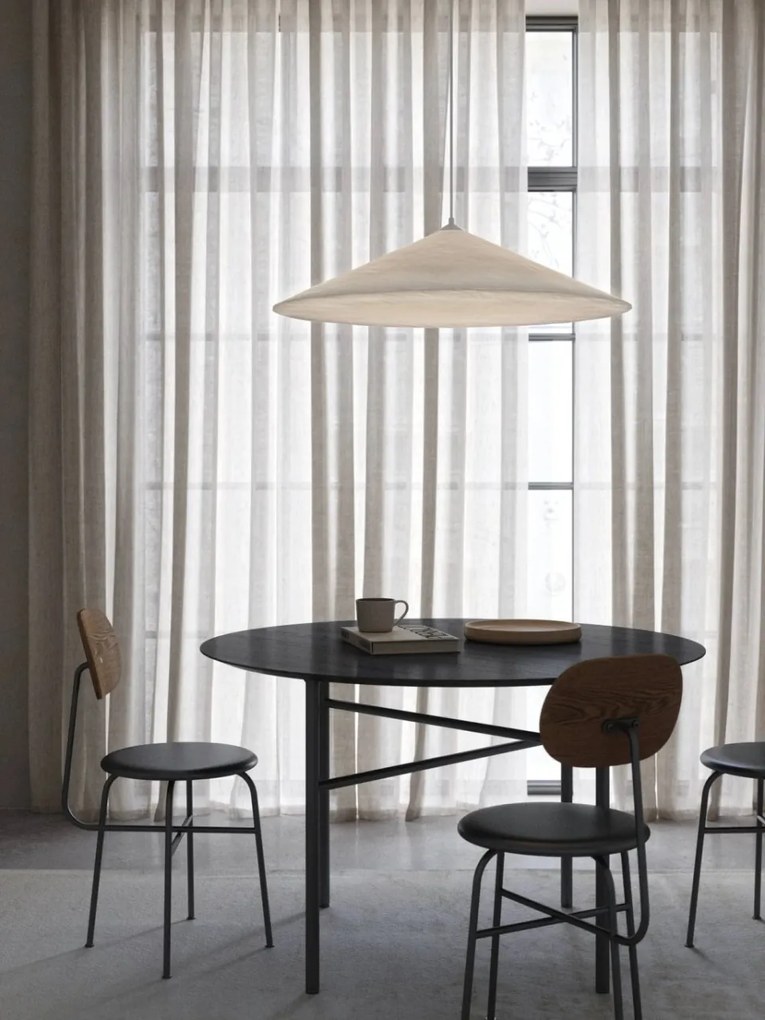 Pendul design modern Hill alb