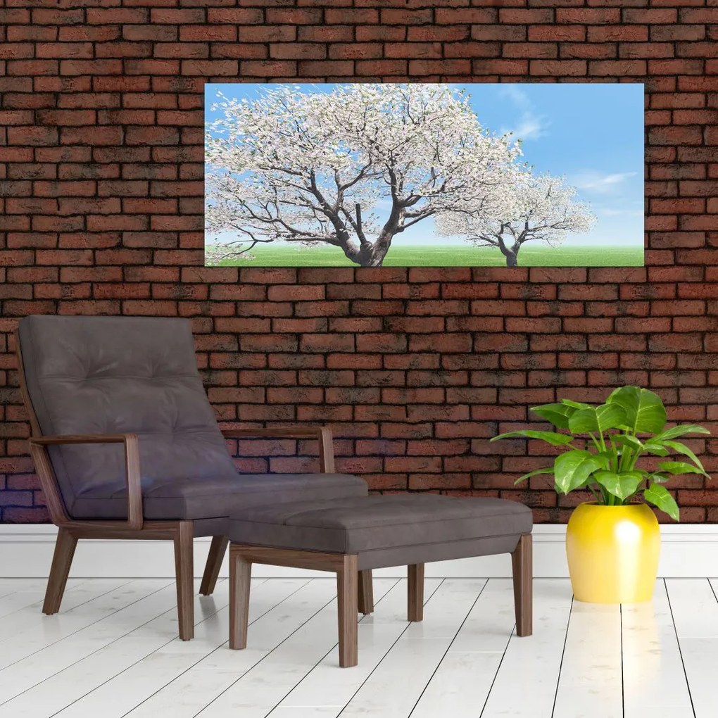 Tablou cu copaci (120x50 cm)