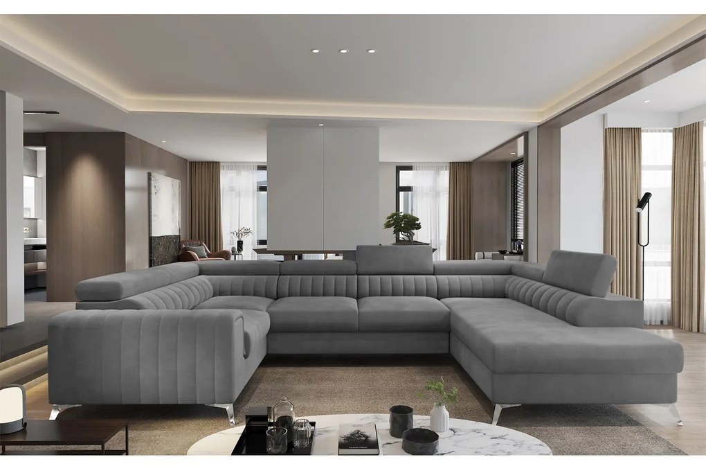 Coltar extensibil Louis pe dreapta Velvetmat 4