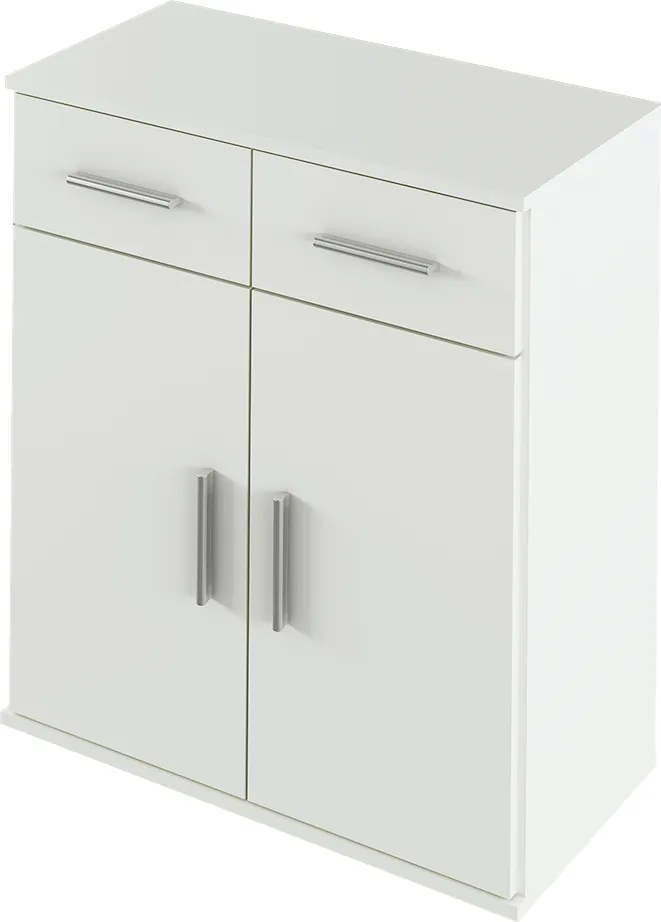 Comoda RESITA TYP 2, alb, DTD laminat, 71x35x80 cm