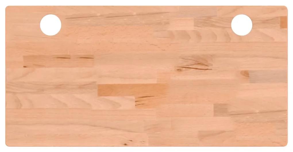 356092 vidaXL Blat de birou, 110x60x4 cm, lemn masiv de fag