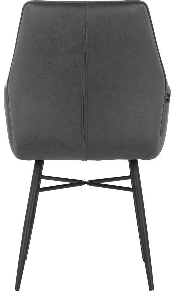 Scaune de dining gri-antracit 2 buc. Anzo – Støraa