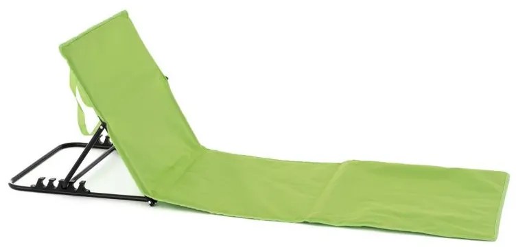 Covor de plajă reglabil cu spătar - verde