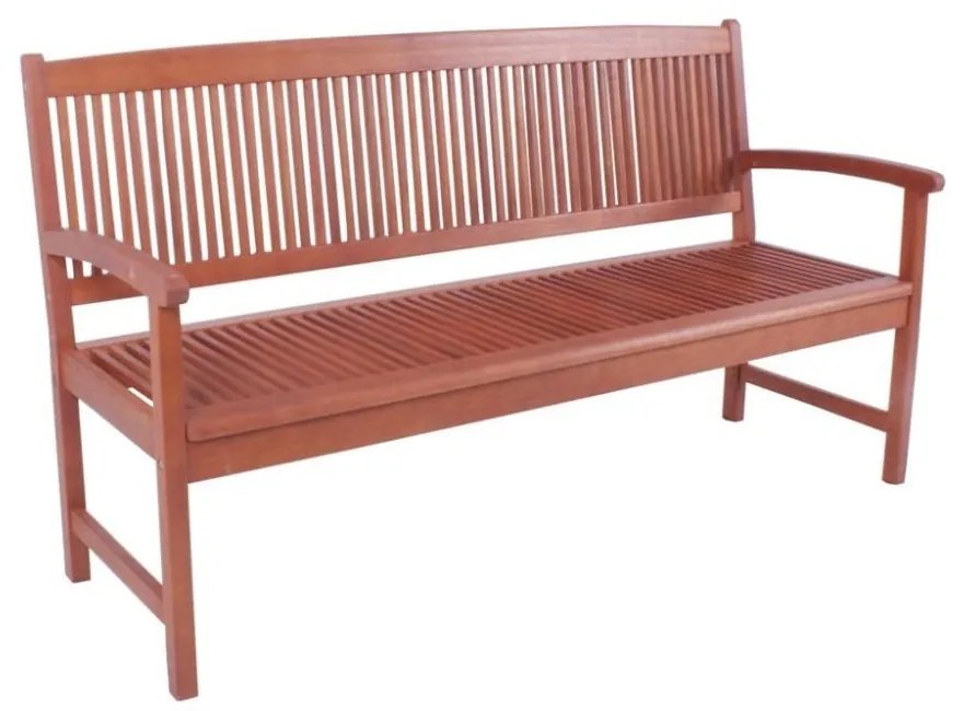 Bancă de grădină cu 3 locuri din lemn de eucalipt Stockholm - Garden Pleasure