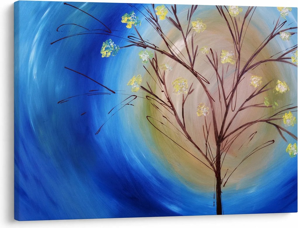 Tablou - Copac în fața soarelui (70x50 cm)