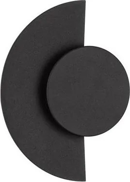 Aplica perete exterior lumina indirecta IP54 LED 2700K Gloo negru