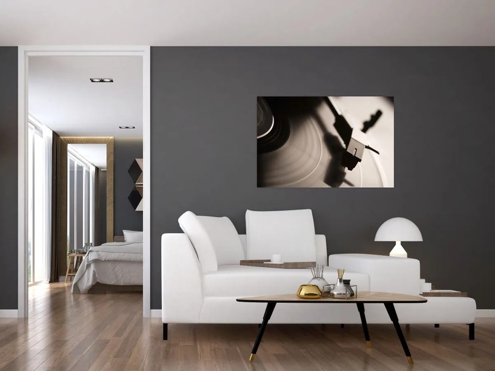 Tablou - Înregistrare gramofonică (90x60 cm)