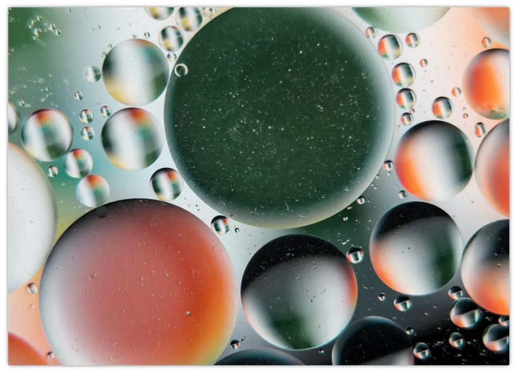 Tablou abstract - buline (70x50 cm)